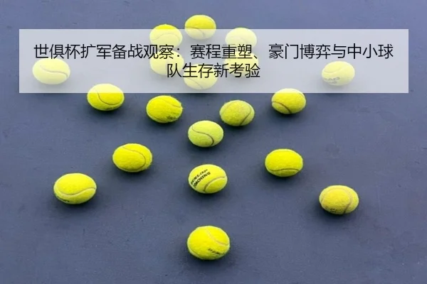 世俱杯扩军备战观察：赛程重塑、豪门博弈与中小球队生存新考验（yuntiyu）